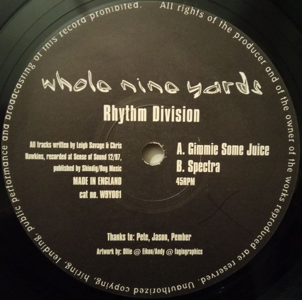 Rhythm Division - Gimmie Some Juice - Whole Nine Yards