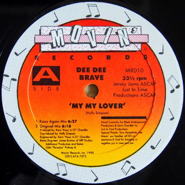 Dee Dee Brave - My My Lover - Movin' Records