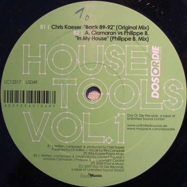 Various - House Tools Vol. 1 - Unlimited Sounds