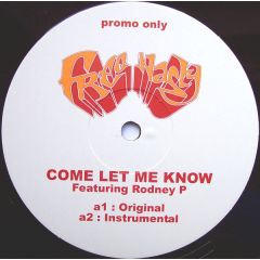 Freq Nasty Featuring Rodney P - Freq Nasty Featuring Rodney P - Come Let Me Know - Skint