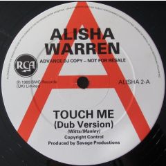 Alisha Warren - Alisha Warren - Touch Me - RCA