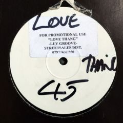 Unknown Artist - Unknown Artist - Love Thang - Not On Label