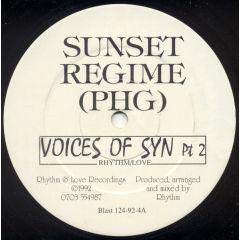 Sunset Regime - Sunset Regime - Voices Of Syn (Pt 2) / I've Got The Real Feel - Rhythm & Love Recordings
