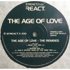 Age Of Love - Age Of Love - Age Of Love 1997 (Remix 2) - React