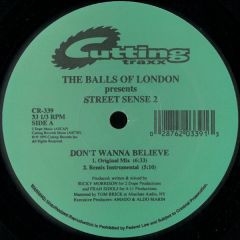 The Balls Of London - The Balls Of London - Street Sense 2 - Cutting Traxx