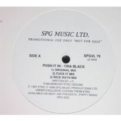 Tira Black  /  Renegade X  /  The Papichulos Present Shadow - Tira Black  /  Renegade X  /  The Papichulos Present Shadow - Push It In / Put It In Your Mouth / El Monumento - SPG MUSIC