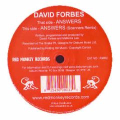 David Forbes - Answers - Red Monkey Records