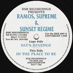 Ramos Supreme & Sunset Regim - Bee's Revenge - Rsr Recordings