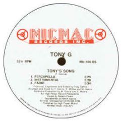 Tony G - Tony's Song - Mic Mac