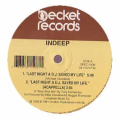 Indeep - Last Night A DJ Saved My Life - Sutra