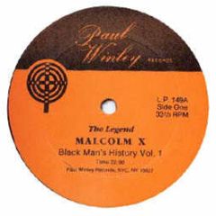 Malcolm X - Black Man's History - Paul Winley