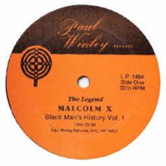 Malcolm X - Black Man's History - Paul Winley