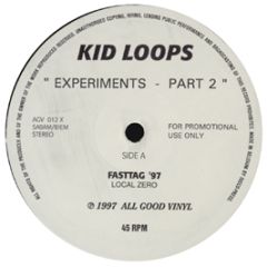 Kid Loops - Experiments (Part 2) - All Good Vinyl