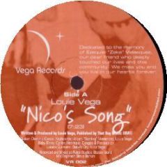 Louie Vega - Nico's Song - Vega Records
