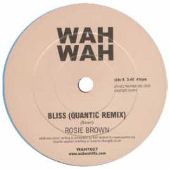 Rosie Brown - Bliss - Wahwah 45