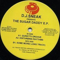 DJ Sneak - Sugar Daddy EP - 83 West