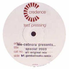 Lee Cabrera - Special 2003 - Credence