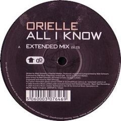 Orielle - All I Know - Incentive
