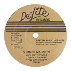 Kool & The Gang - Summer Madness - De Lite Re-Press