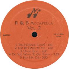 R&B Acappellas - Volume 2 - White