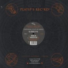 Universal State Of Mind - All Because Of You - Platipus