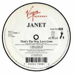 Janet Jackson - Thats The Way Love Goes - Virgin Re-Press