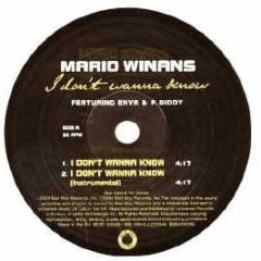 Mario Winans Feat. P Diddy - I Dont Wanna Know - Bad Boy Records