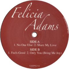 Felicia Adams - Felicia Adams (Album Sampler) - Cafe De Soul