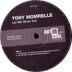 Tony Momrelle - Let Me Show You - Art & Soul