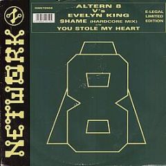 Altern 8 Vs Evelyn King - Shame / You Stole My Heart (Green Vinyl) - Network