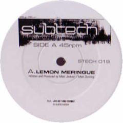 Subtech - Lemon Meringue - Subtech