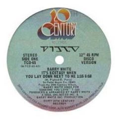Barry White - It's Ecstasy When You Lay Down Next To Me - 20th Century Fox