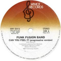 Funk Fusion Band - Can You Feel It - Wmot Records