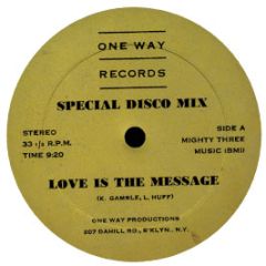 Mfsb / Began Cekic - Love Is The Message / Hollywood Party - One Way Records