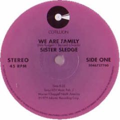 Sister Sledge - We Are Family / He's The Greatest Dancer - Warner Strategic Marketing, Cotillion