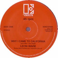 Leon Ware - Why I Came To California - Elektra
