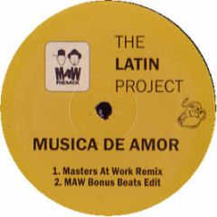 The Latin Project - Musica De Amor - Electric Monkey Rec.