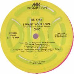 Chic - I Want Your Love (Pink Vinyl) - Atlantic