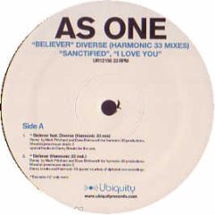 As One - Believer (Remixes) - Ubiquity