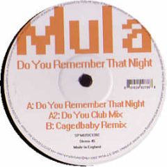 Mula - Do You Remember That Night? - Sp Music