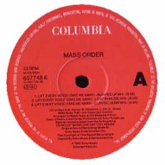 Mass Order - Lift Every Voice (Take Me Away) - Columbia