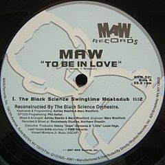 Masters At Work - To Be In Love (Remix) - MAW