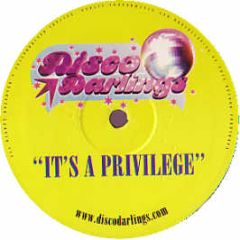 Disco Darlings - Its A Privilege - Darling