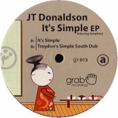Jt Donaldson - It's Simple EP - Grab Recordings