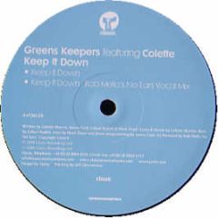 Greens Keepers Ft Colette - Keep It Down - Classic 