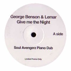George Benson & Lemar - Give Me The Night (Soul Avengerz Mixes) - White