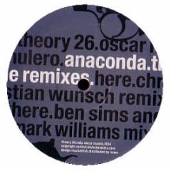 Oscar Mulero - Anaconda (Remixes) - Theory