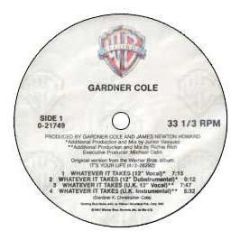 Gardner Cole - Whatever It Takes - Warner Bros. Records