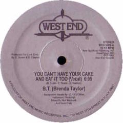 Brenda Taylor - You Can't Have Your Cake - West End