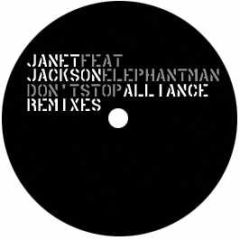 Janet Jackson Feat. Elephant Man - Dont Stop (Alliance Remixes) - White